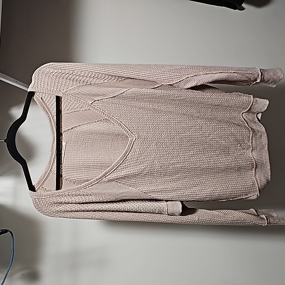 Waffle knit shirt